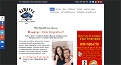 Desktop Screenshot of hawkeye-homeinspect.com